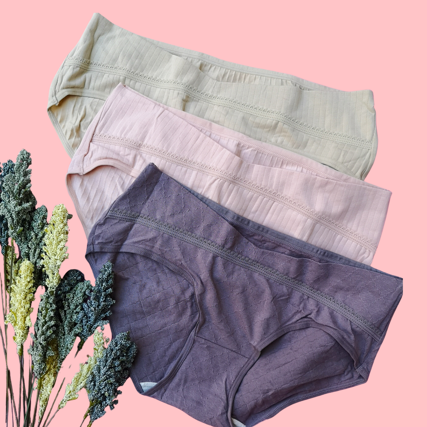 Mommy Kits Under the Bump Panties (Set of 3)