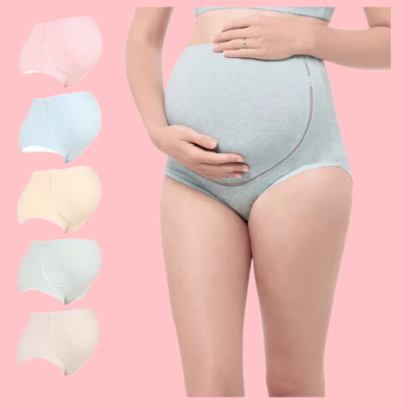 Over-the-Bump Maternity Panties (set of 3)