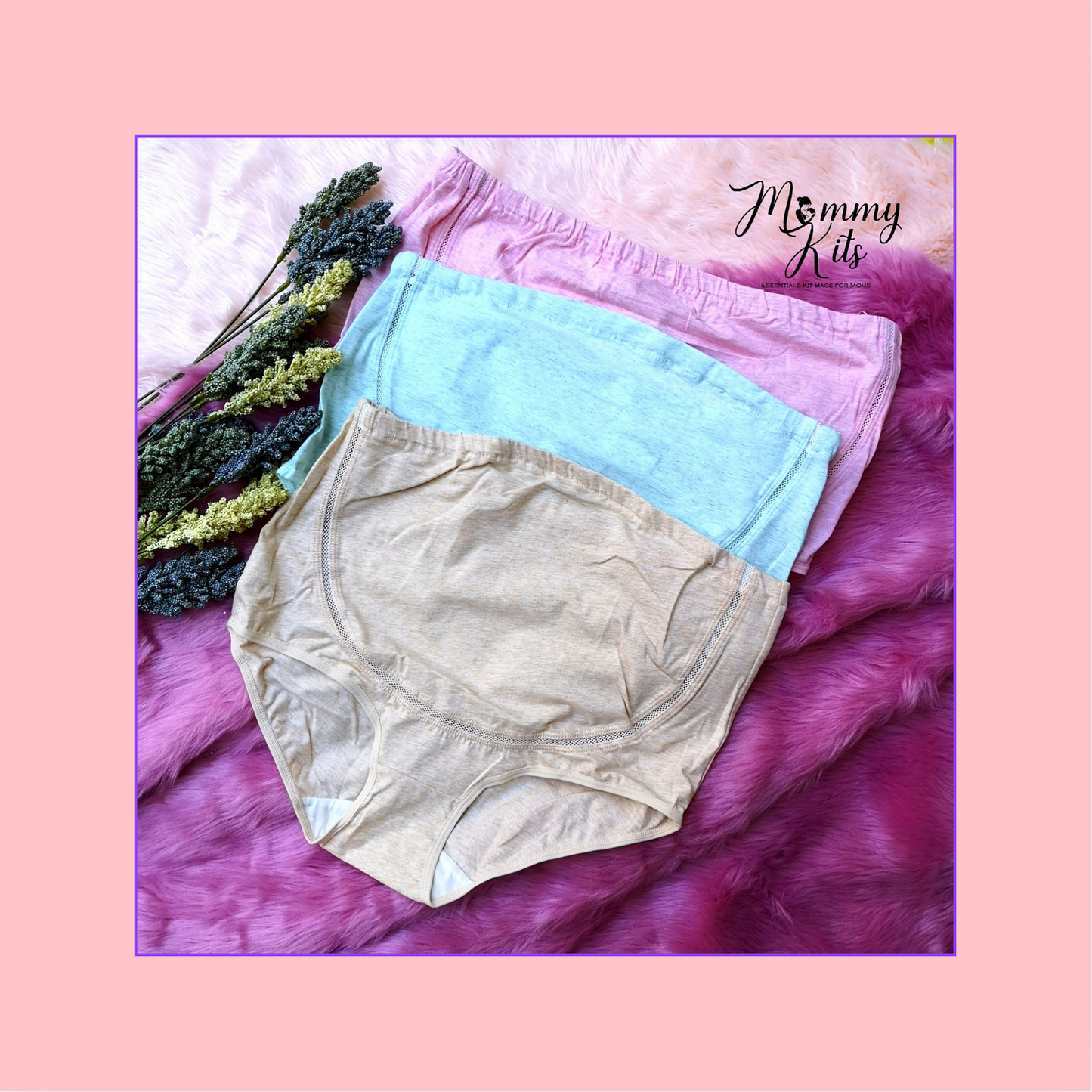 Over-the-Bump Maternity Panties (set of 3)